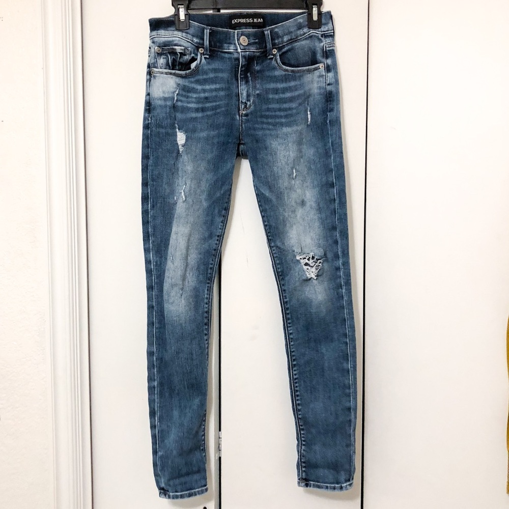 Express Mid-Rise Jeggings